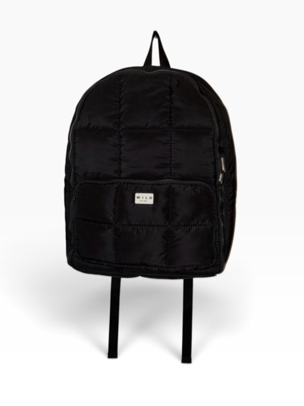 Wilo The Label Black Quilted Backpack